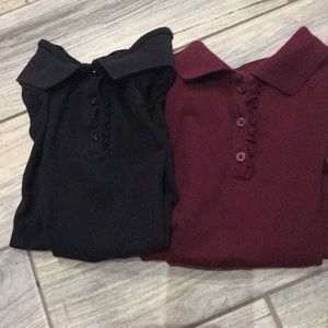2 Children’s Places polos 👕size L 10-12